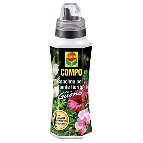 COMPO Concime per Piante Fiorite, Con Guano, Per fiori rigogliosi, 1 l