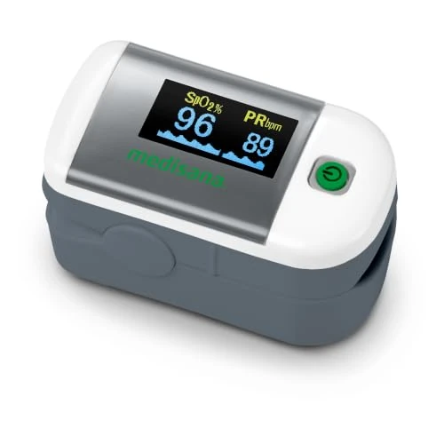 Offerta a tempo: Medisana PM 100 pulsossimetro da dito, pulsometro professionale - 22% da 20.40 € a 15.95 €