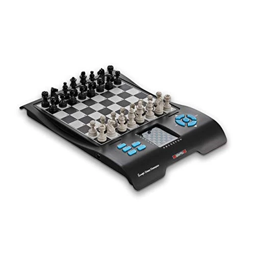 Oferta limitada: MILLENNIUM Europe Chess Champion: ordenadores de ajedrez + 7 juegos más (damas, halma, 4 en raya, etc.) para principiantes y niños. Con compartimento práctico para las piezas ideal para viajes de 115.70 EUR a 69.90 EUR (ahorro 40%)