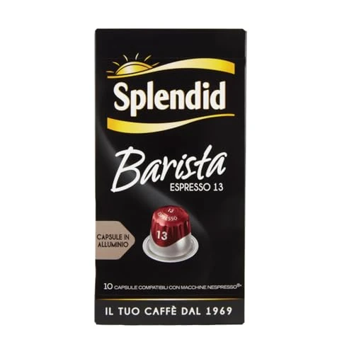 Offre limitee: Splendid - Café Espresso Barista - 100 capsules en aluminium - Intensité 13 - Compatibles avec machines Nespresso®* Original - 10 Paquets de 30.43 EUR a 30.43 EUR (economie 0%)