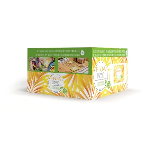 Tijdelijke aanbieding: Fria - Fria Pocket Lemon servetten – doos met 100 stuks van 10.94 € naar 10.94 € (0.00% korting)