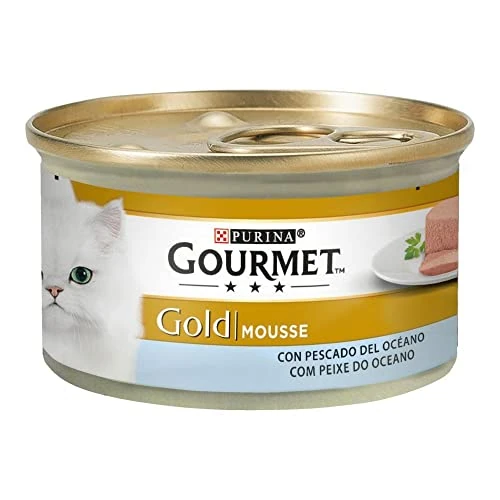 Offerta a tempo: Purina Mousse con Pesce per Gatti Gourmet Gold, 85g - 27% da 0.75 € a 0.55 €