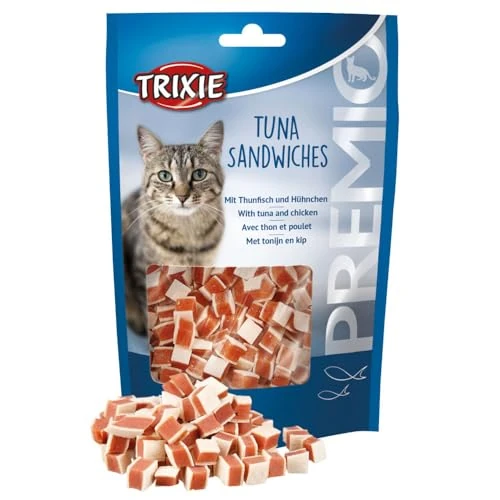 Trixie Premio Thon et poulet sandwiches pour chat 50 grs