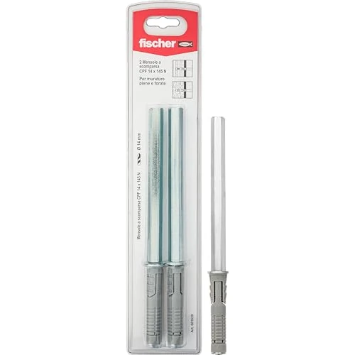 Limited offer: Fischer FISCHER Shelves Art.CPF Blister 2PZ, 14x145 from 9.35 EUR to 9.35 EUR (save 0%)