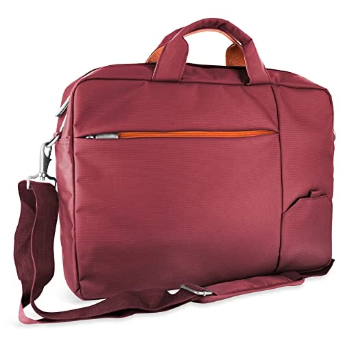 Offre limitée : Atlantis Laptop Bag 15.6" inch bandoulière modèle S410, Rembourrage Interne, Compartiment pour Documents, Poche Externe pour Accessoires, Sangle de Fixation pour Trolley. Bandoulière, Couleur Rouge. de 22.22 € à 22.22 € (0.00% de remise)