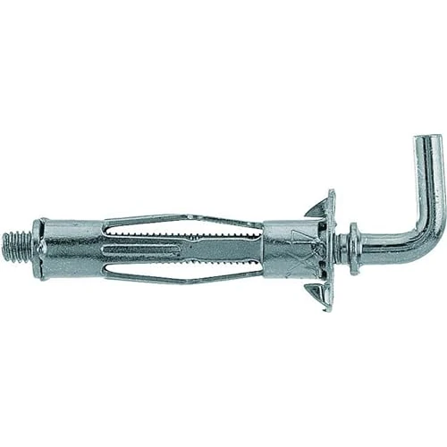 fischer HM 5 x 65 H - metalowe kołki z hakami kątowymi do mocowania obrazów, szyn do firanek w materiałach budowlanych - 50 sztuk - nr art. 519781