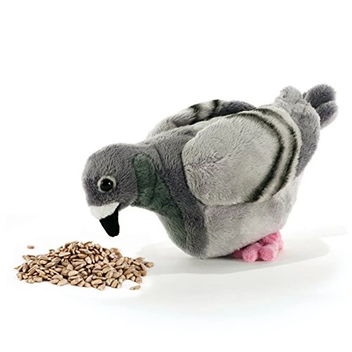 Plush & Company Peluche Claude Le Pigeon Piccione Peluches Giocattolo, Regalo Originale per Bambini, Compleanno Ragazza Ragazzo, Lunghezza 23 cm