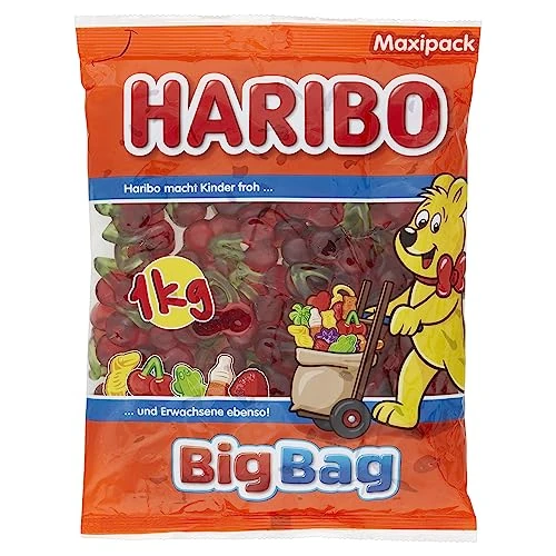 Offerta a tempo: Haribo Ciliegie, Caramelle Gommose, Gusto Ciliegia, 1kg - 0.00% da 10.99 € a 10.99 €