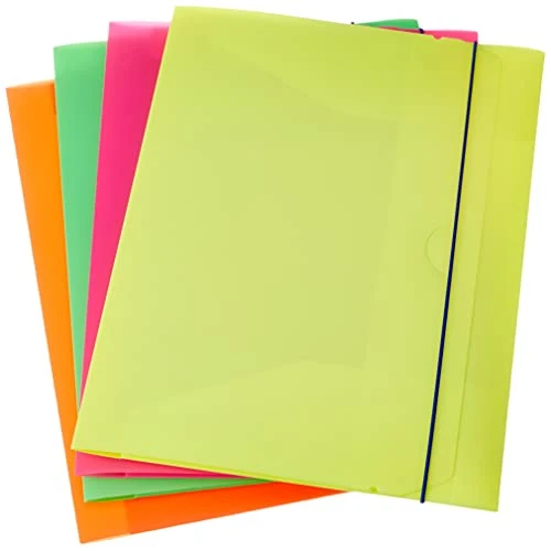 Limited-time offer: Fellowes 1028101 Project Shocking File Folder Pack of 4 Assorted Fluorescent Colours from 11.55 £ to 11.55 £ (save 0.00%)