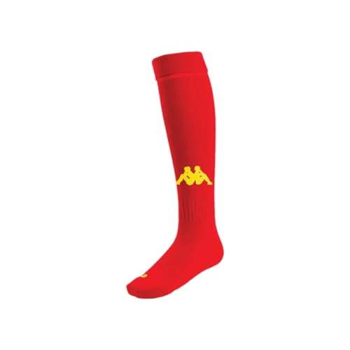 Kappa penao PPK 3 Socks for Men, Men, Red/Yellow, 35-38