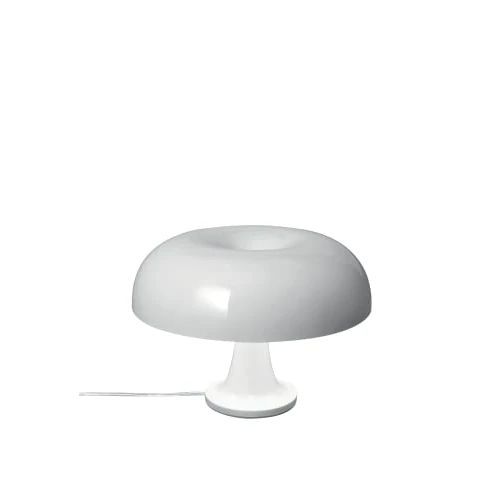 Artemide Nessino E14 20 W Halogen White Table Lamp Table Lamps – (White, Polycarbonate, Living Room, IP20, E14, 4 Bulb (S))
