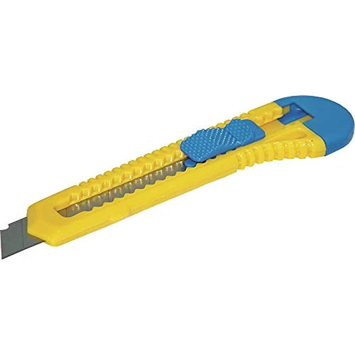 DONAU 7946001-99 Safety Cuttermesser Standard/Breite der Klinge: 18 mm Länge der Klinge: 100 mm/Cutter Sicherheitscutter Universalmesser/Klingen aus Gehärtetem Stahl / 1 Stück