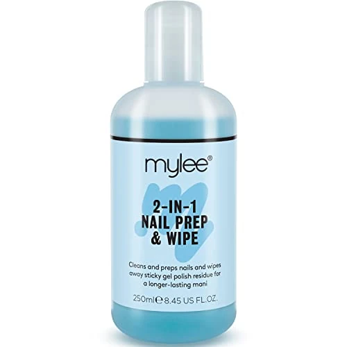 Zeitlich begrenztes Angebot: Mylee Prep + Wipe Gel Nagellack-Rückstandsreiniger 250 ml, Vorbereitung und Nachsorge, UV-LED-Maniküre-Gel, Mehrzweck zum Desinfizieren von Nagelplatten und zum Entfernen klebriger Schichten von 9.98 € auf 9.98 € (0.00% Rabatt