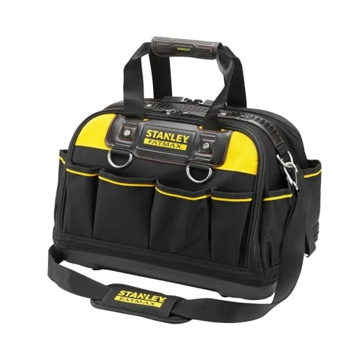 Oferta limitada: STANLEY FATMAX Bolsa de Herramientas Acceso Múltiple, Estructura Rígida, Tamaño 41x29x24 cm, Bolsillo frontal con cierre, Asa ajustable, Acceso a las herramientas, FMST1-73607 de 50.49 € a 50.49 € (ahorro 0.00%)