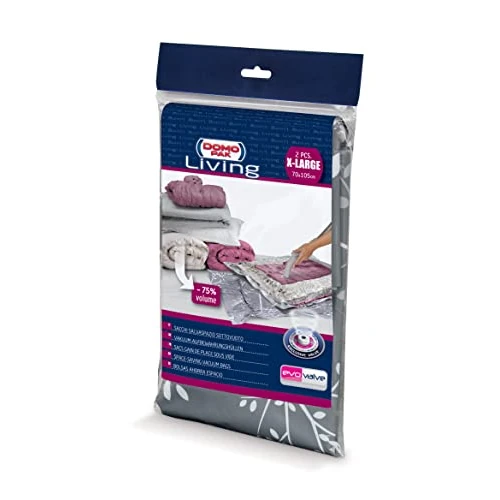 Dk Living Set 2 Custodie salvaspazio sottovuoto XLarge - con valvola
