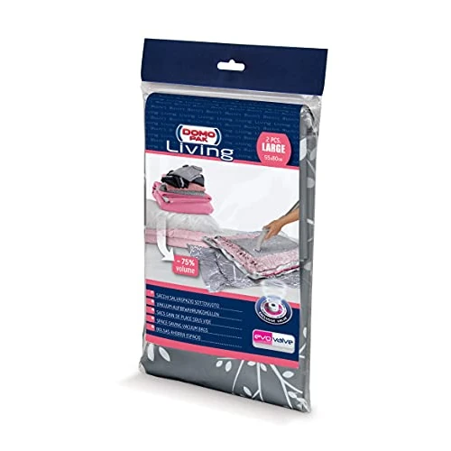 Offerta a tempo: Dk Living Set 2 Custodie salvaspazio sottovuoto Large - con valvola - 44% da 12.69 € a 7.14 €