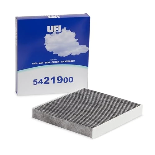 Zeitlich begrenztes Angebot: UFI Filters, Aktivkohle-Innenraumfilter 54.219.00, Ersatz-Innenraumfilter, Passend für Autos, Anwendbar auf verschiedene Modelle von Audi, Cupra, Man, Seat, Skoda und Volkswagen von 11.58 € auf 11.58 € (0.00% Rabatt)