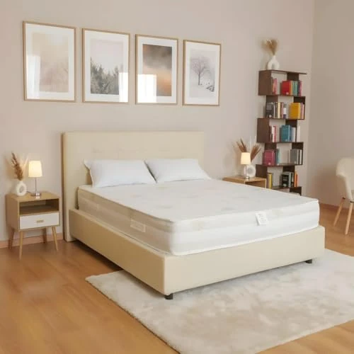 Offerta a tempo: Materassimemory.eu – Materasso Matrimoniale Top Air 160x190 Alto 25 cm Detraibile con 7 Zone differenziate Rivestimento Aloe Vera Cuscini in Omaggio Traspirante Anti acaro Made in Italy - 0.00% da 279.00 € a 279.00 €