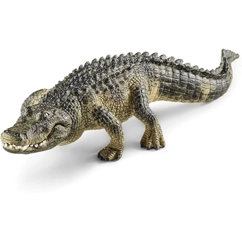 Limited-time offer: schleich WILD LIFE - 7” Alligator Figurine with Movable Jaw - Realistic Reptile Figure for Screen-Free Imaginative Play - Swamp Animal Educational Toy for Kids - Boys and Girls 3+ | 14727 from $13.23 to $13.23 (save 0.00%)