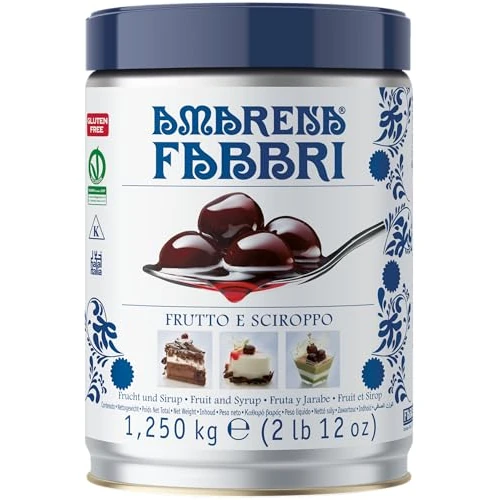 Tijdelijke aanbieding: Fabbri 1905 - Amarena in blik 1,25 kg | Halfgekonfijt en gedrenkt in Amarena Fabbri-siroop van 25.24 EUR naar 25.24 EUR (korting 0%)