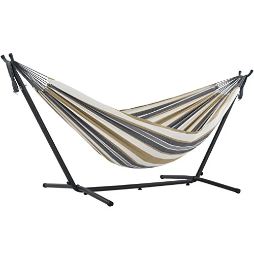 Oferta limitada: Vivere UHSDO8-25 - Hamaca con soporte incluido, multicolor, 250 cm, doble, diseño Luna del Desierto de 124.95 EUR a 124.95 EUR (ahorro 0%)