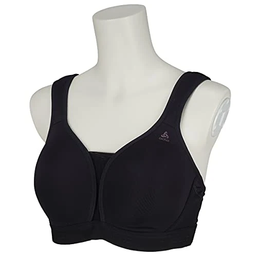 Zeitlich begrenztes Angebot: Odlo Sport BH Padded High Körbchengröße 75B | Schwarz | Sport BH für Damen mit starkem Halt | Sports Bra Gepolstert High Support von 64.95 € auf 25.88 € (60% Rabatt)