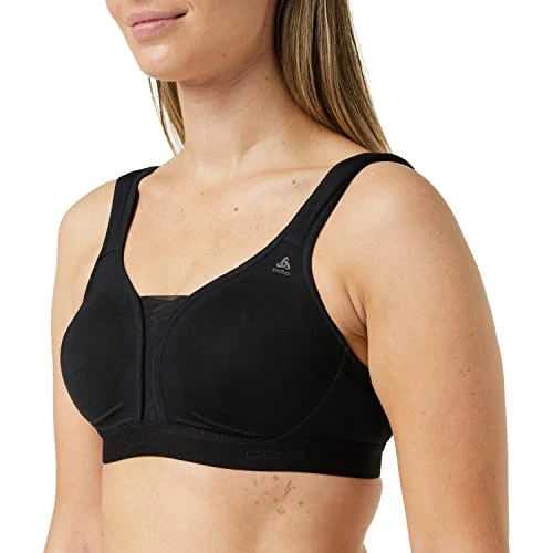 Offerta a tempo: Odlo Sport BH Padded High I Reggiseno sportivo da donna Strong Hold I Reggiseno sportivo imbottito con supporto elevato - 20% da 64.95 € a 51.99 €