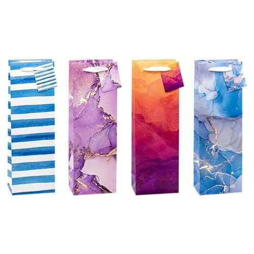 Limited-time offer: TSI 85287 gift bags with hot stamping Wave Style, Pack of 12, size: bottle large (14 x 4,5 x 3 inch) from 15.92 £ to 15.92 £ (save 0.0%)