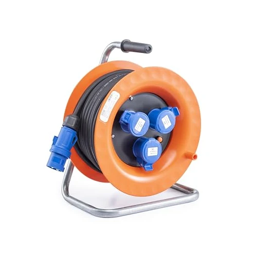 Offerta a tempo: ROSI 4001 AVVOLGICAVO Industriale, Arancio/Blu - 22% da 200.93 € a 155.86 €