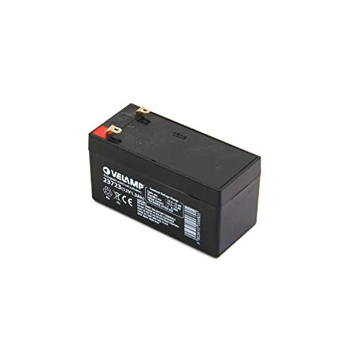 Oferta limitowana: Velamp 23723 akumulator ołowiowy do wielokrotnego ładowania, złącza Faston, 12 V, 1,3 Ah z 49.23 zł na 49.23 zł (oszczędź 0.00%)