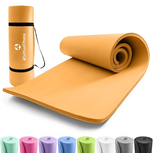 Zeitlich begrenztes Angebot: #DoYourFitness x World Fitness | Fitnessmatte "Jivan" | 183x61x2cm | Phthalatfrei & rutschfest | Gymnastikmatte ideal für Yoga, Pilates, Fitness, Outdoor im Studio & zu Hause | Orange von 28.99 € auf 25.59 € (12% Rabatt)