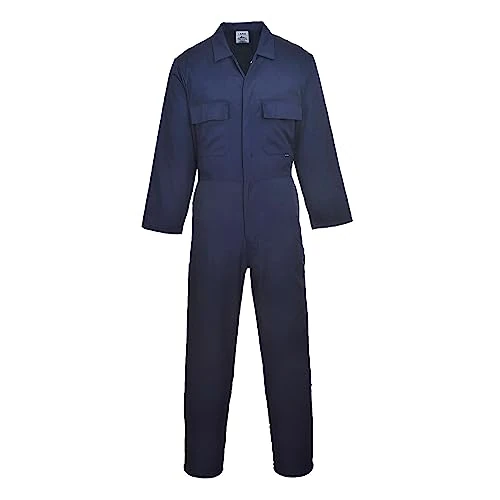 Portwest S999 Homme Euro Workwear Combinaison De Travail En Polycoton Bleu Marine Grand, M