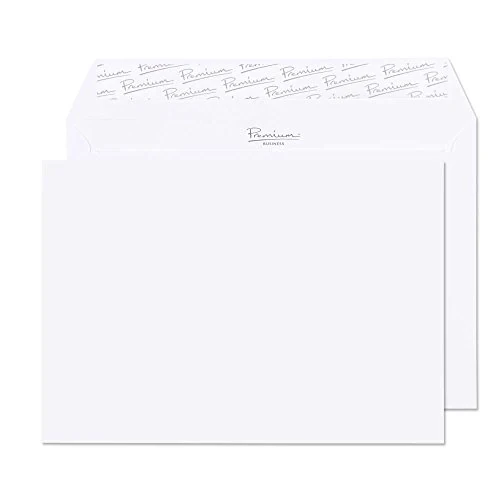 Offerta a tempo: Blake Premium Business 162 x 229 mm 120 g/m2 Portafoglio Stacca e sigilla (37707) Bianco brillante wove, Confezione da 500 - 0.00% da 84.86 € a 84.86 €