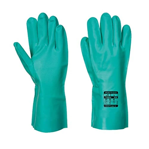 Limited-time offer: Portwest A810 Nitrosafe Chemical Gauntlet Green, X-Large from 3.46 GBP to 3.46 GBP (save 0%)