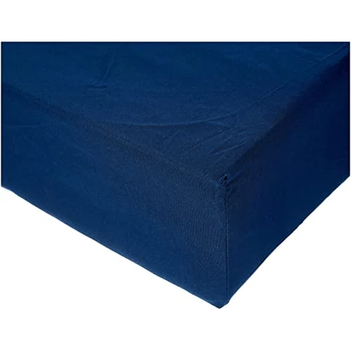 Offerta a tempo: Amazon Basics Lenzuolo con Angoli Una Piazza e Mezza in Microfibra con altezza da 30cm, 150 x 200 cm, Blu Navy - 22% da 8.20 € a 6.38 €