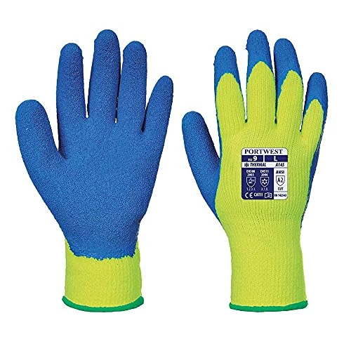 Offerta a tempo: Portwest Guanto Cold Grip, Taglia XXL, Colore: Giallo/Blu, A145Y4RXXL - 39% da 6.22 € a 3.80 €