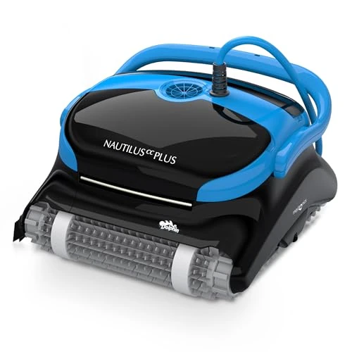 Limited-time offer: Dolphin Automatic Robotic Pool Vacuum Cleaner, Wall Climbing Scrubber Brush, Smart Navigation, Ideal for In-Ground Pools up to 50 FT in Length - Nautilus CC Plus from 1699.00 £ to 1699.00 £ (save 0.00%)