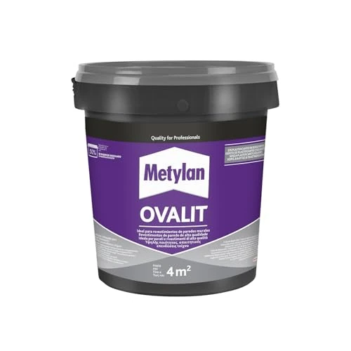 Oferta limitada: Metylan Ovalit - Adhesivo potente para textiles de pared, superpegamento para papel pintado textil, yute, fibra de vidrio, adhesivo resistente a la humedad para sustratos difíciles, 750 g de 15.00 € a 15.00 € (ahorro 0.00%)