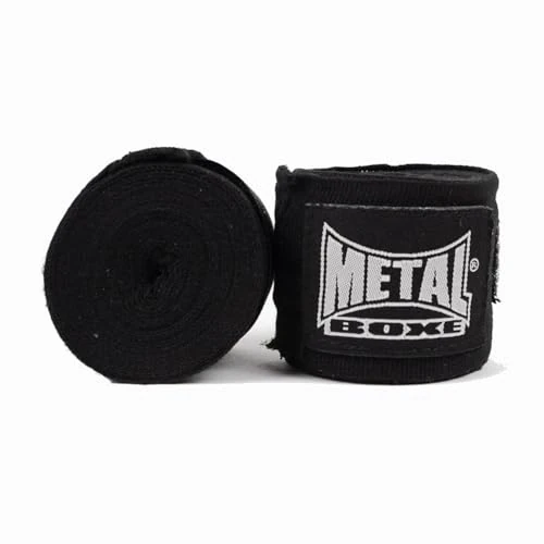 Zeitlich begrenztes Angebot: METAL BOXE - Trainingsbandage, Schwarz, 4 m von 10.19 € auf 10.19 € (0.00% Rabatt)