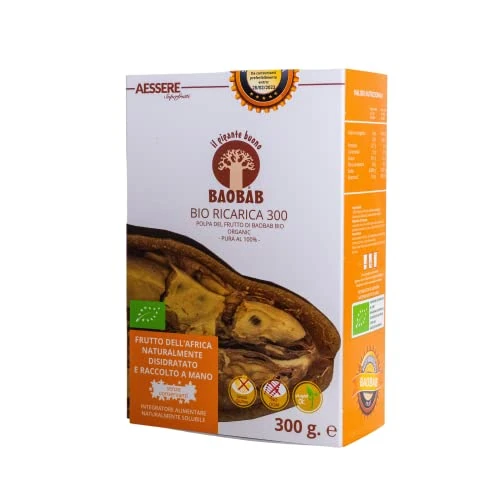 Offerta a tempo: Superfrutti Aessere - Baobab Ricarica Bio 300 g - solubile in acqua - 23% da 29.90 € a 23.04 €