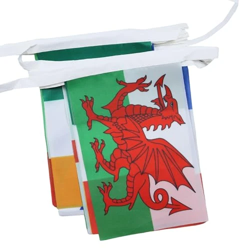 Offerta a tempo: AZ FLAG 18 Bandiere Torneo Di 6 Nazioni Rugby Poliestere, 21 Cm X 15 Cm — 37% da 18,95 € a 12,02 €