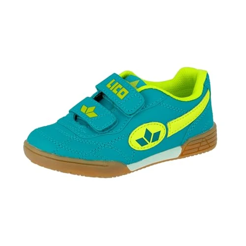 Offerta a tempo: LicoBernie V - Scarpe Sportive Indoor Unisex - Bambini, Porpora (petrol/lemon), 36 - 0.00% da 25.95 € a 25.95 €