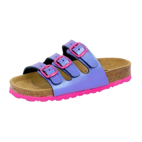 Lico Girl's Bioline Kids Mules, Purple Lila Pink, 2.5 UK