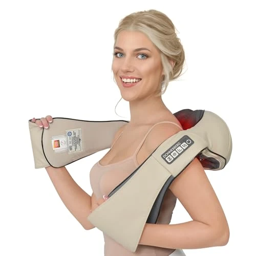 Offerta a tempo: DONNERBERG® L'Originale Massaggiatore Cervicale E Spalle Shiatsu Con Calore - 0.00% da 199.00 € a 199.00 €