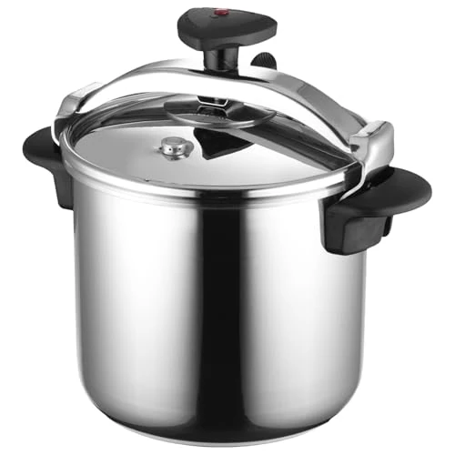 Offerta a tempo: Magefesa Star Recta - Pentola A Pressione Tradizionale, 12 Litri, Acciaio Inossidabile 18/10, per Tutti I Tipi Di Cucine, Induzione, 3 Sistemi Di Sicurezza — 30% da 167,99 € a 118,01 €