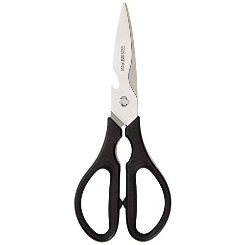 Limited-time offer: Amazon Basics Premium Multifunctional Kitchen Shears, Black from 4.61 GBP to 3.88 GBP (save 16%)