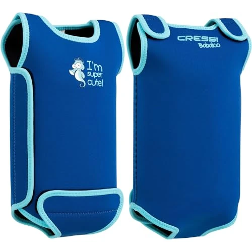 Offerta a tempo: CRESSI Baby Warmer Mutino/Body in Neoprene Ultra Stretch per Neonati/Bambini, 6/12 Mesi, Blu - 10% da 29.99 € a 26.99 €