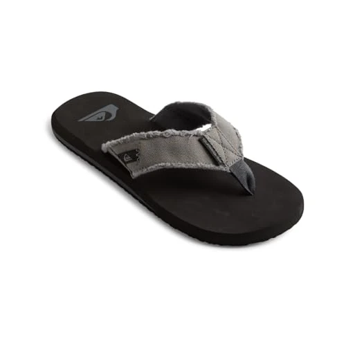 Offerta a tempo: Quiksilver Monkey Abyss, Flip Flop da uomo, Grigio (sottopiede: NERO / superiore: grigio), 43 EU - 7% da 22.99 € a 21.35 €
