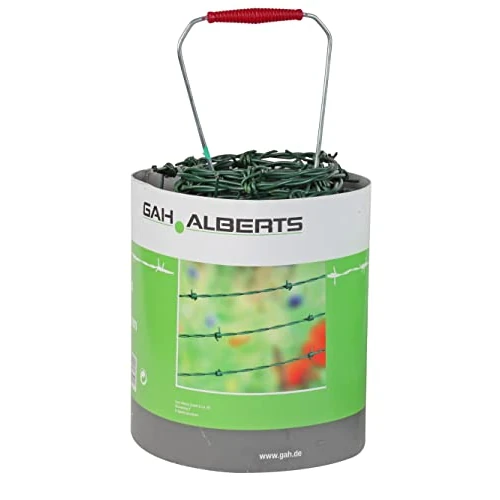 Oferta limitowana: GAH-Alberts 530013 drut kolczasty, zielony, rolka 25 m, grubość drutu 2,8 mm z 83.91 zł na 83.91 zł (oszczędź 0.00%)