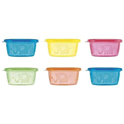 Zeitlich begrenztes Angebot: Nûby Set Frischhaltedosen - 300 ml,6 er Pack von 10.00 € auf 6.47 € (35% Rabatt)